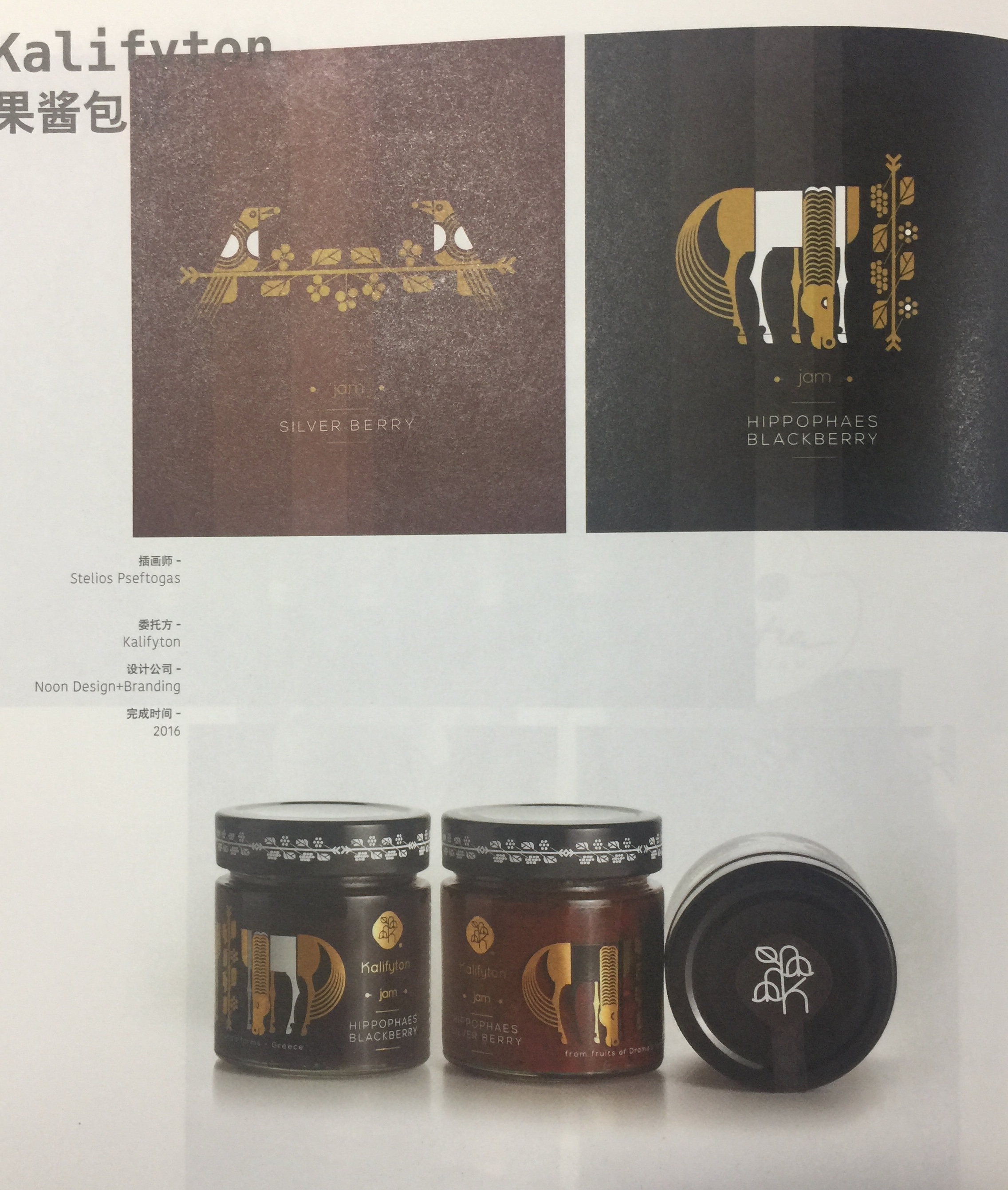 帶來獨特味覺體驗的食品-黑莓、銀果胡頹子和沙棘果醬包裝設(shè)計