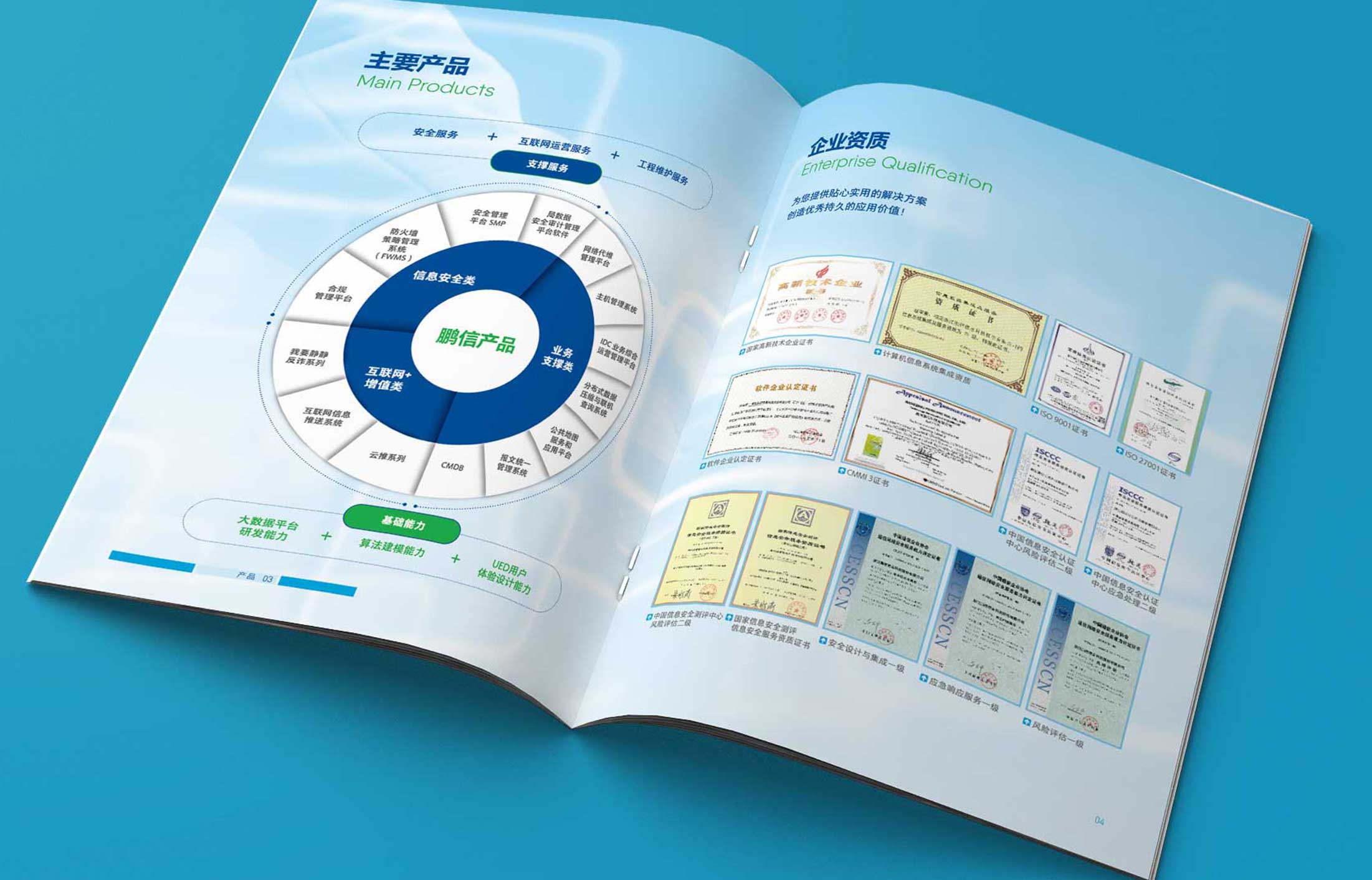 鵬信科技宣傳冊設(shè)計